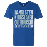T-Shirts Royal / X-Small Lannister Left Handed Men's Premium V-Neck