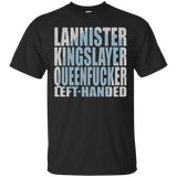 T-Shirts Black / Small Lannister Left Handed T-Shirt