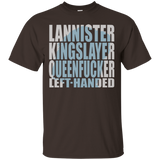 T-Shirts Dark Chocolate / Small Lannister Left Handed T-Shirt
