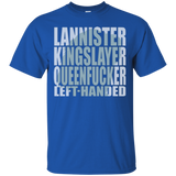 T-Shirts Royal / Small Lannister Left Handed T-Shirt