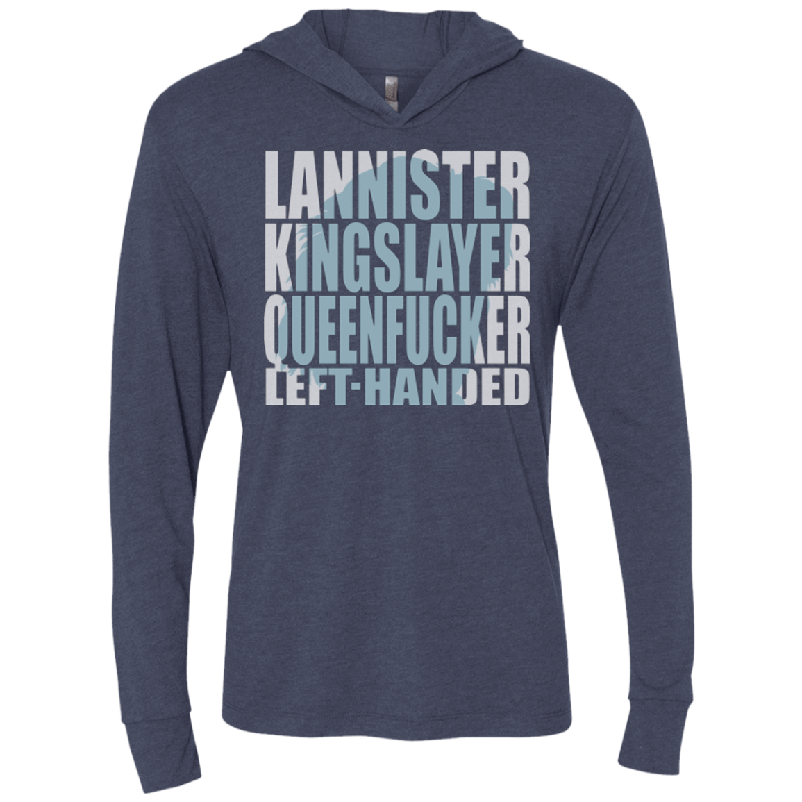 T-Shirts Vintage Navy / X-Small Lannister Left Handed Triblend Long Sleeve Hoodie Tee