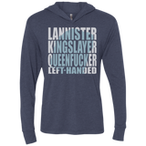 T-Shirts Vintage Navy / X-Small Lannister Left Handed Triblend Long Sleeve Hoodie Tee