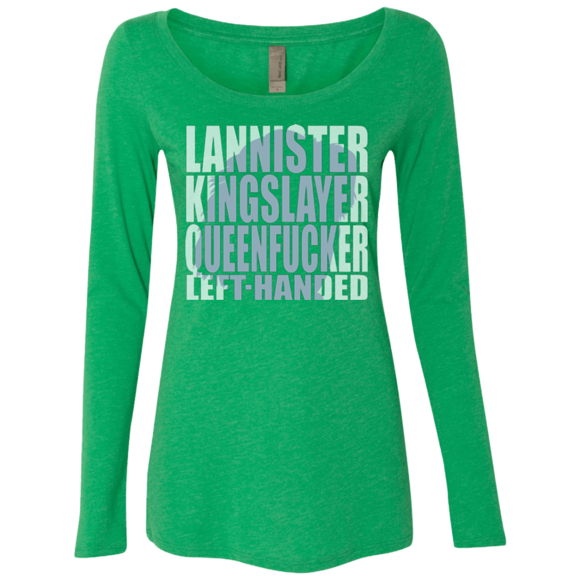 T-Shirts Envy / Small Lannister Left Handed Women's Triblend Long Sleeve Shirt