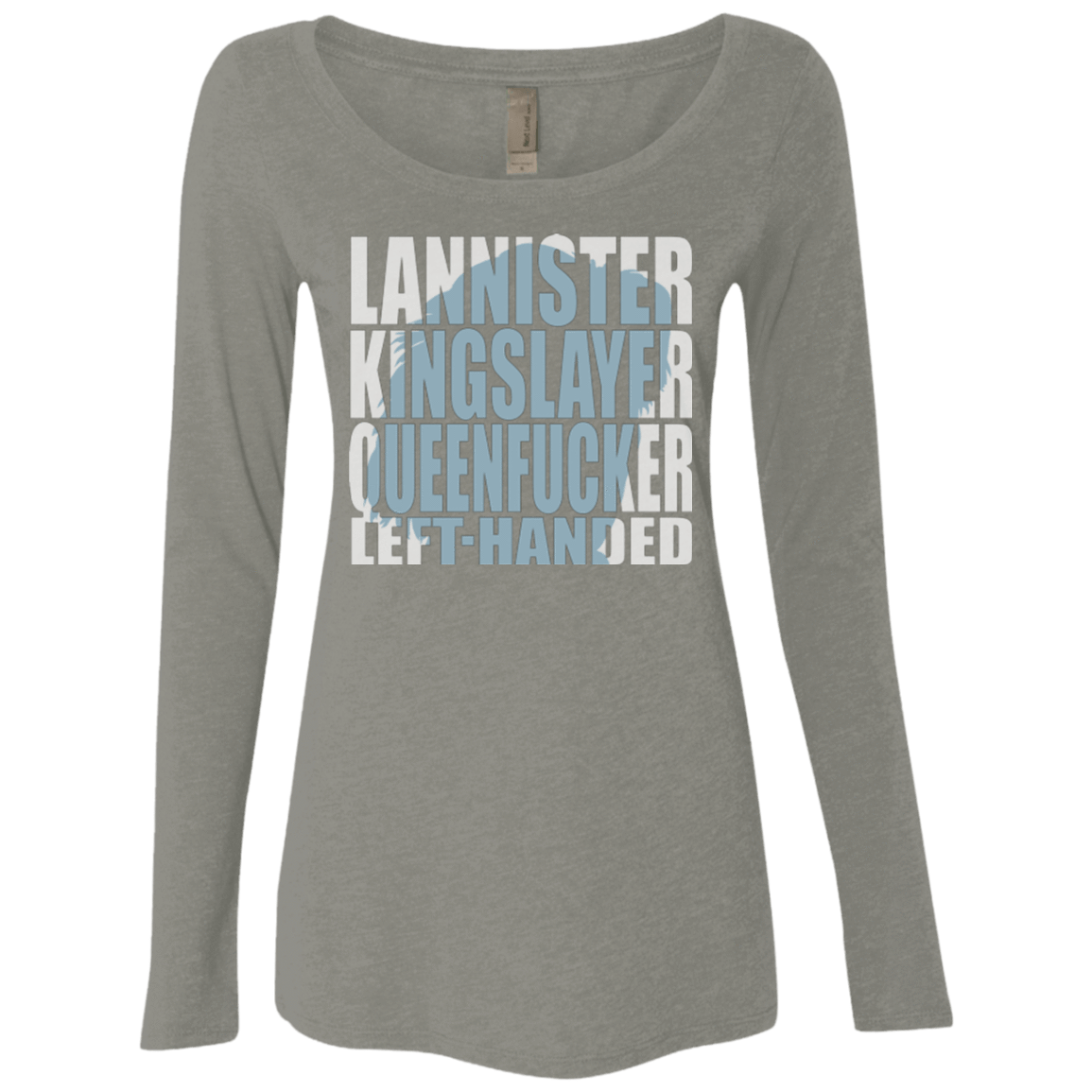 T-Shirts Venetian Grey / Small Lannister Left Handed Women's Triblend Long Sleeve Shirt