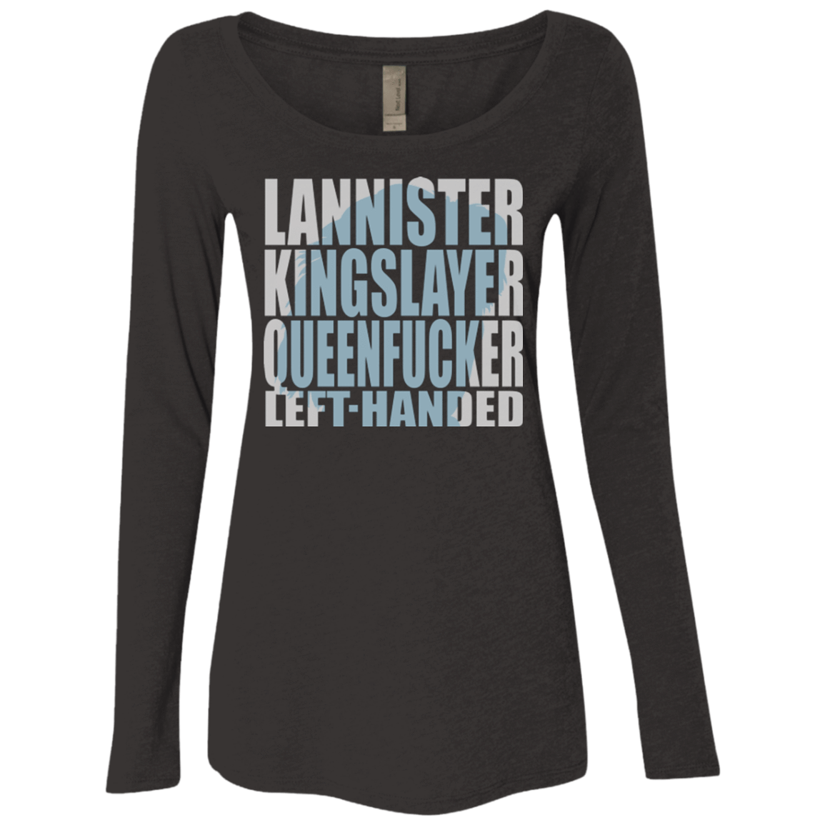 T-Shirts Vintage Black / Small Lannister Left Handed Women's Triblend Long Sleeve Shirt