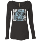 T-Shirts Vintage Black / Small Lannister Left Handed Women's Triblend Long Sleeve Shirt