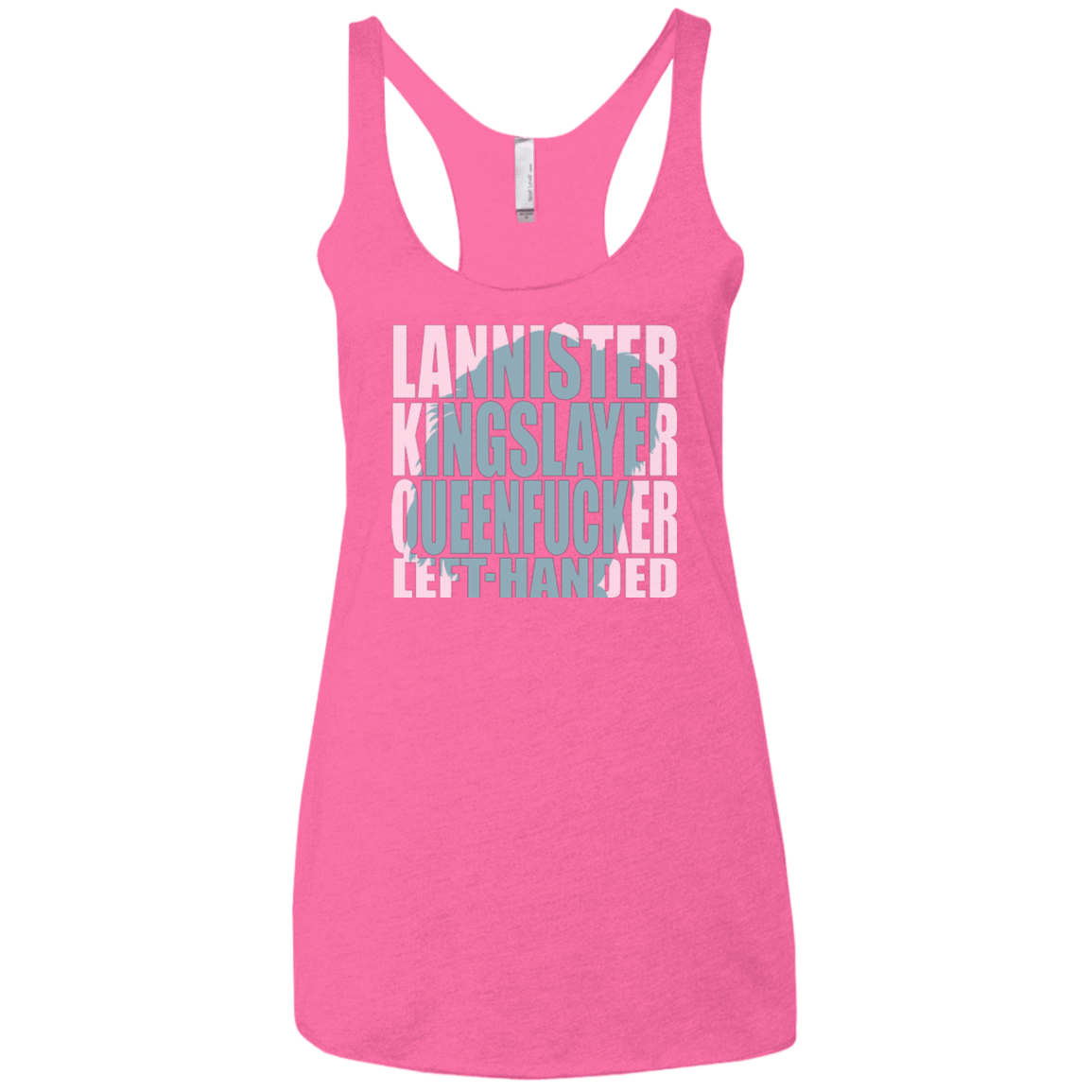 T-Shirts Vintage Pink / X-Small Lannister Left Handed Women's Triblend Racerback Tank
