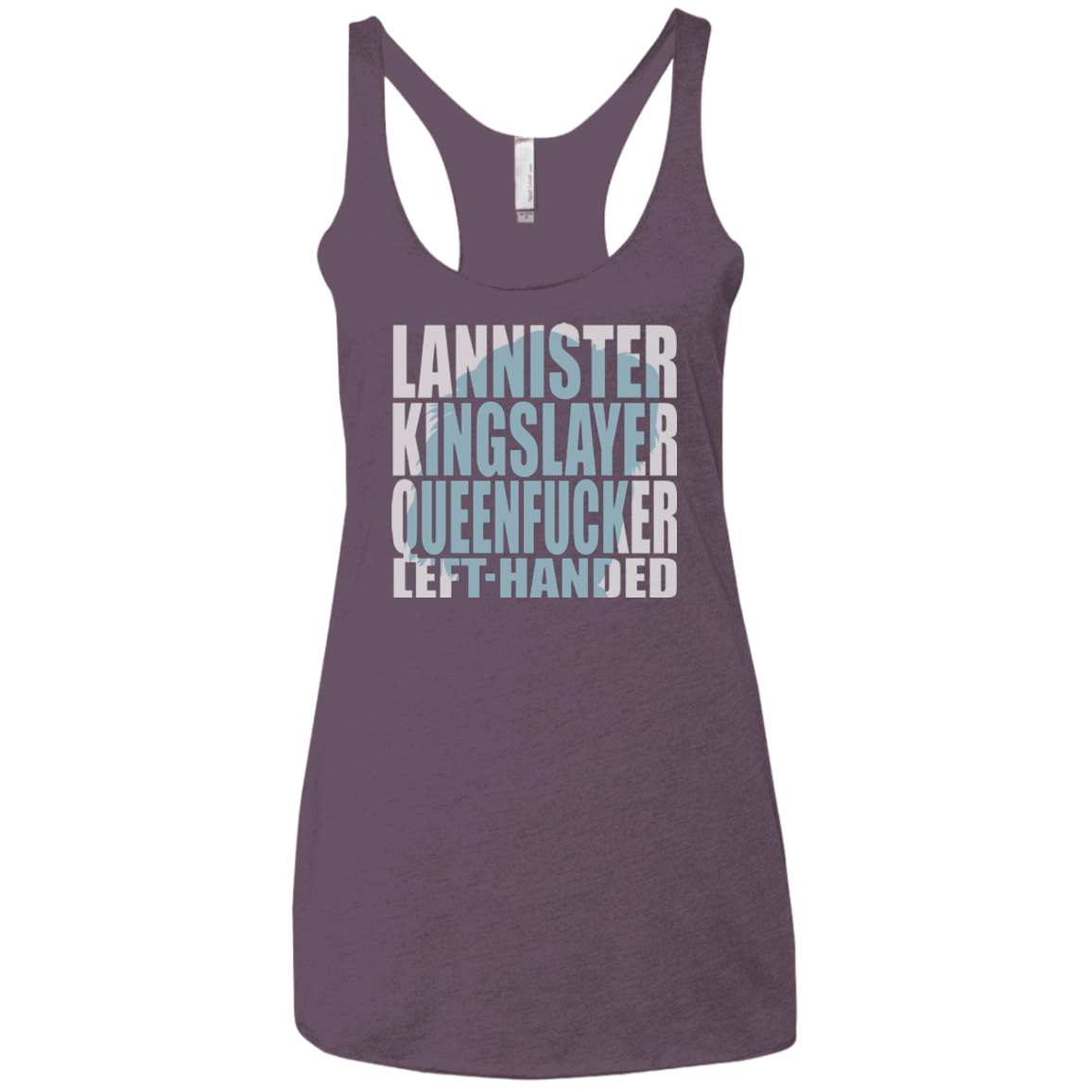T-Shirts Vintage Purple / X-Small Lannister Left Handed Women's Triblend Racerback Tank