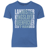 T-Shirts Vintage Royal / YXS Lannister Left Handed Youth Triblend T-Shirt