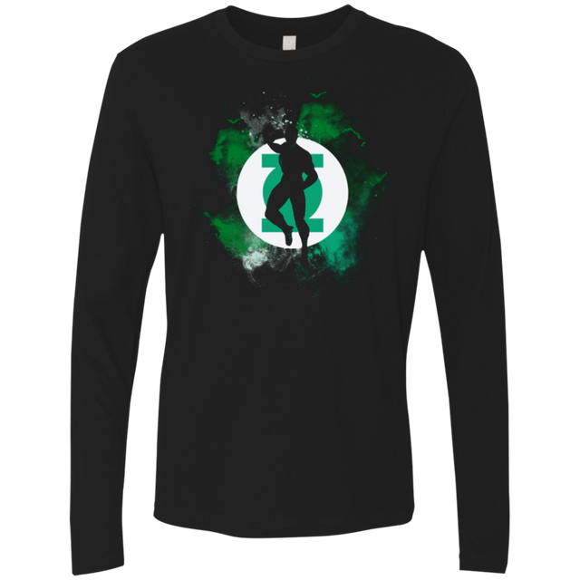 T-Shirts Black / Small Lantern Space pop Men's Premium Long Sleeve