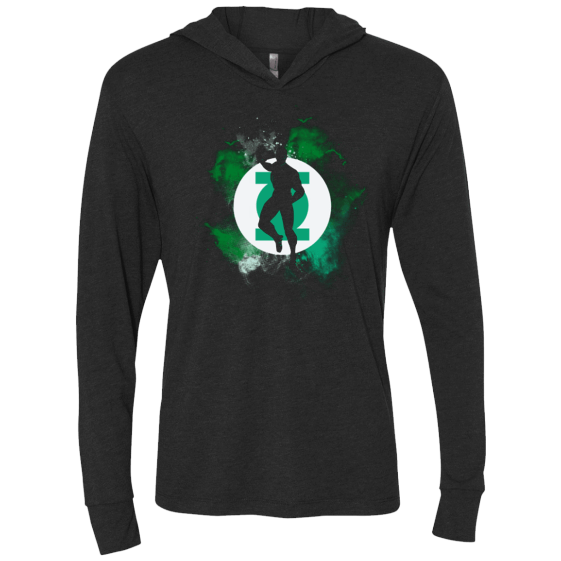 T-Shirts Vintage Black / X-Small Lantern Space pop Triblend Long Sleeve Hoodie Tee