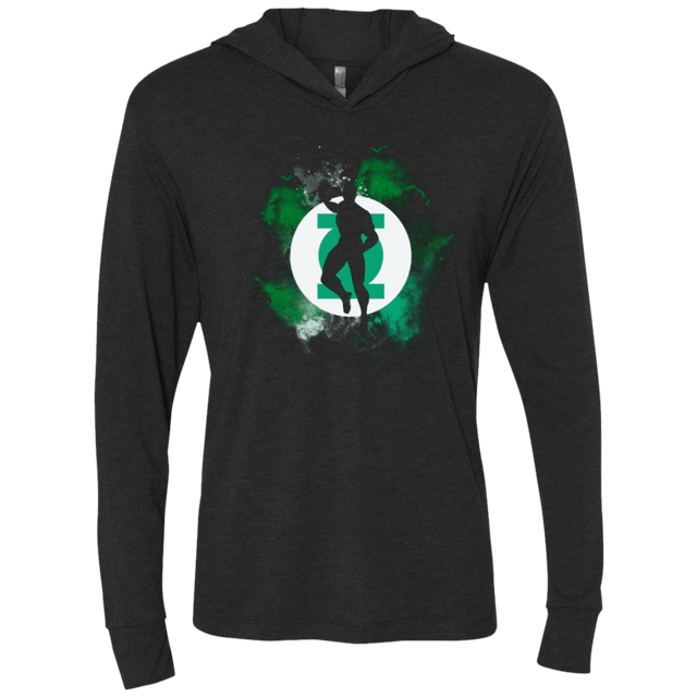 T-Shirts Vintage Black / X-Small Lantern Space pop Triblend Long Sleeve Hoodie Tee