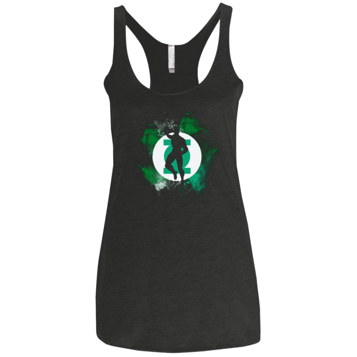 T-Shirts Vintage Black / X-Small Lantern Space pop Women's Triblend Racerback Tank