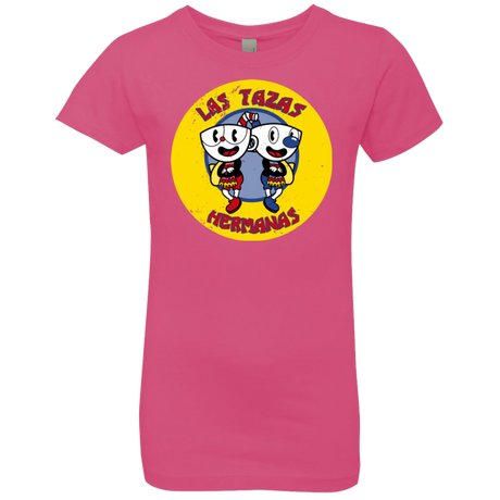 T-Shirts Hot Pink / YXS las tazas hermanas Girls Premium T-Shirt