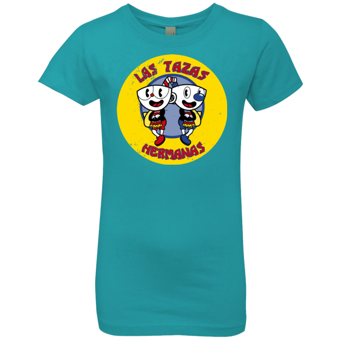 T-Shirts Tahiti Blue / YXS las tazas hermanas Girls Premium T-Shirt