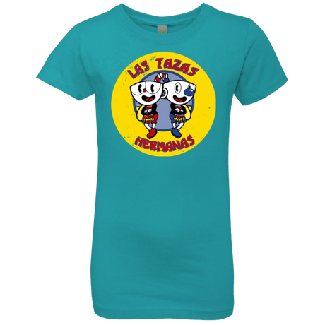 T-Shirts Tahiti Blue / YXS las tazas hermanas Girls Premium T-Shirt