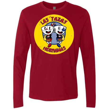 T-Shirts Cardinal / Small las tazas hermanas Men's Premium Long Sleeve