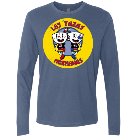 T-Shirts Indigo / Small las tazas hermanas Men's Premium Long Sleeve