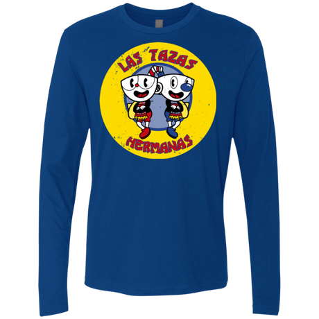 T-Shirts Royal / Small las tazas hermanas Men's Premium Long Sleeve