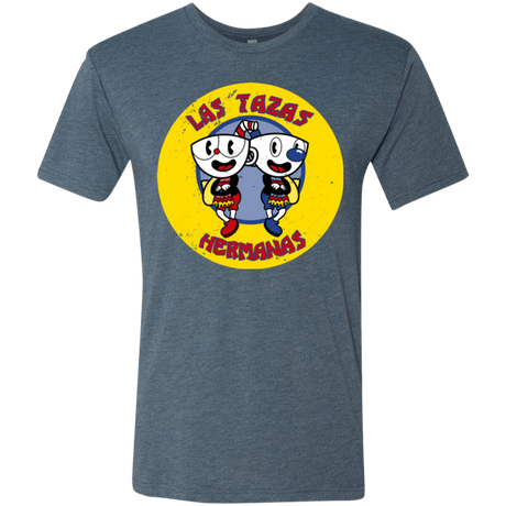 T-Shirts Indigo / Small las tazas hermanas Men's Triblend T-Shirt