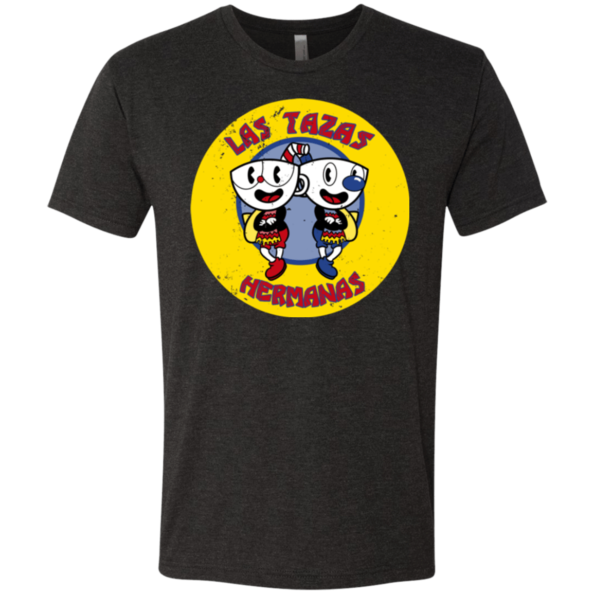 T-Shirts Vintage Black / Small las tazas hermanas Men's Triblend T-Shirt