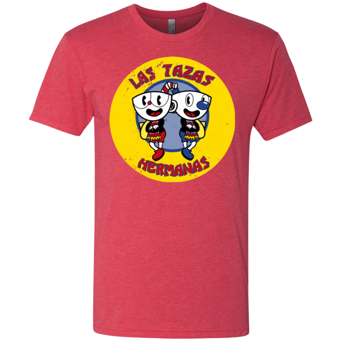 T-Shirts Vintage Red / Small las tazas hermanas Men's Triblend T-Shirt