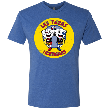 T-Shirts Vintage Royal / Small las tazas hermanas Men's Triblend T-Shirt