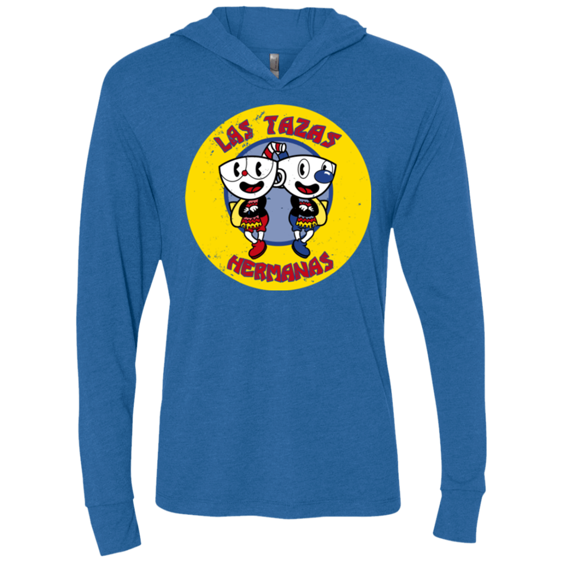 T-Shirts Vintage Royal / X-Small las tazas hermanas Triblend Long Sleeve Hoodie Tee