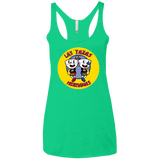 T-Shirts Envy / X-Small las tazas hermanas Women's Triblend Racerback Tank