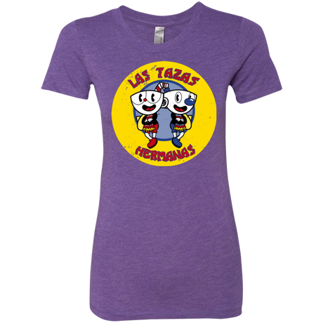 T-Shirts Purple Rush / Small las tazas hermanas Women's Triblend T-Shirt