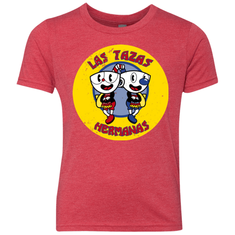 T-Shirts Vintage Red / YXS las tazas hermanas Youth Triblend T-Shirt