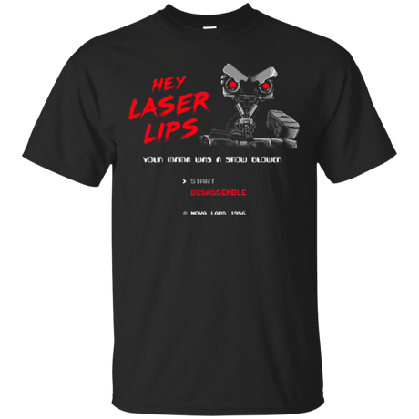 T-Shirts Black / Small Laser Lips T-Shirt