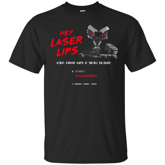 T-Shirts Black / Small Laser Lips T-Shirt