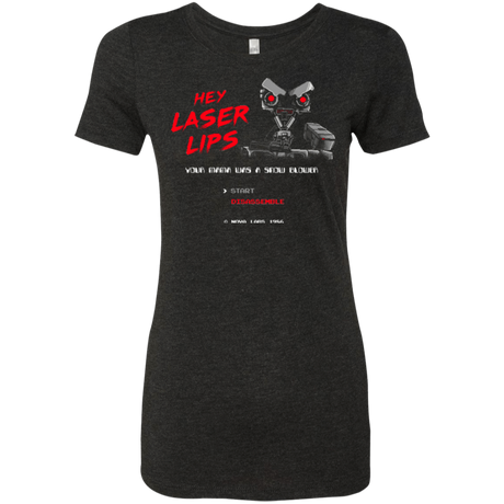 T-Shirts Vintage Black / Small Laser Lips Women's Triblend T-Shirt