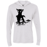 T-Shirts Heather White / X-Small Last guardian Triblend Long Sleeve Hoodie Tee