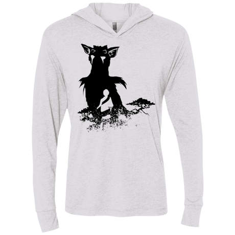 T-Shirts Heather White / X-Small Last guardian Triblend Long Sleeve Hoodie Tee