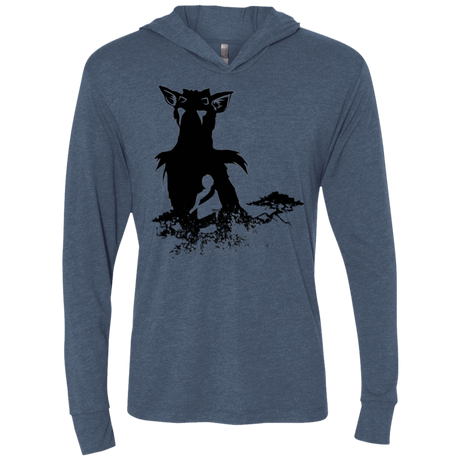 T-Shirts Indigo / X-Small Last guardian Triblend Long Sleeve Hoodie Tee