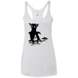 T-Shirts Heather White / X-Small Last guardian Women's Triblend Racerback Tank