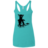 T-Shirts Tahiti Blue / X-Small Last guardian Women's Triblend Racerback Tank