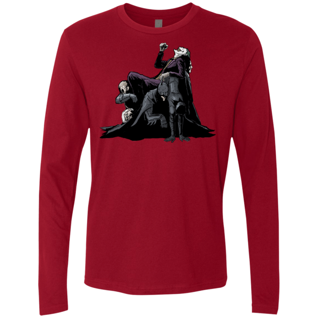 T-Shirts Cardinal / Small Last laugh Men's Premium Long Sleeve