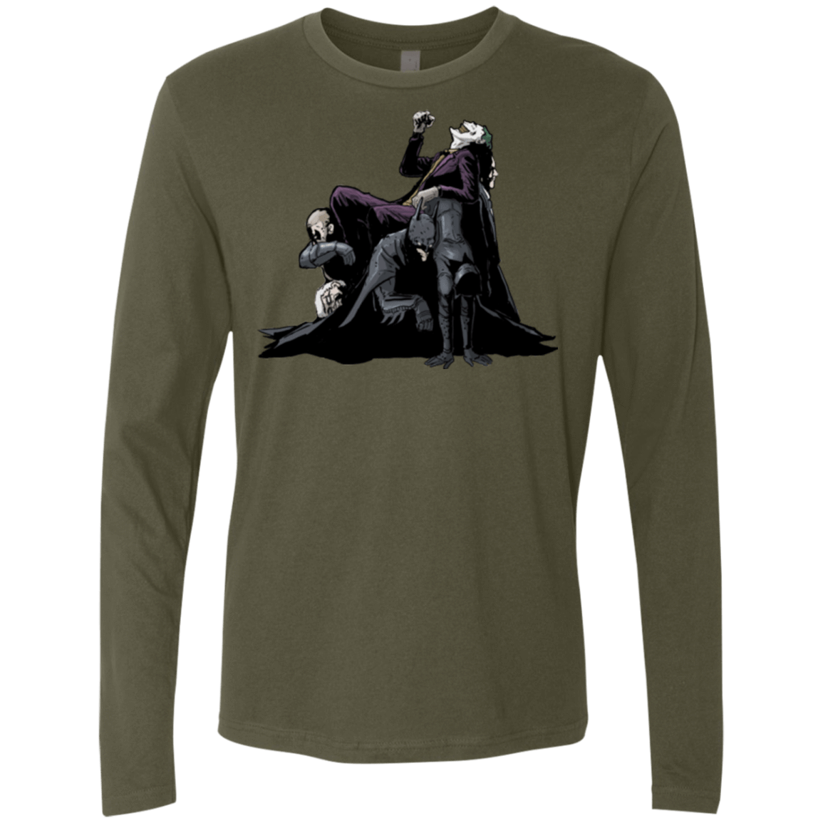 T-Shirts Military Green / Small Last laugh Men's Premium Long Sleeve