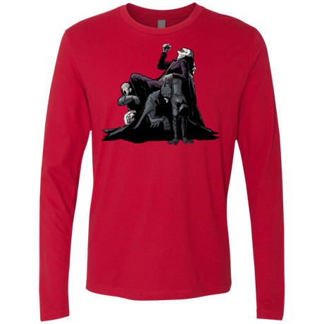 T-Shirts Red / Small Last laugh Men's Premium Long Sleeve