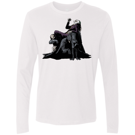 T-Shirts White / Small Last laugh Men's Premium Long Sleeve