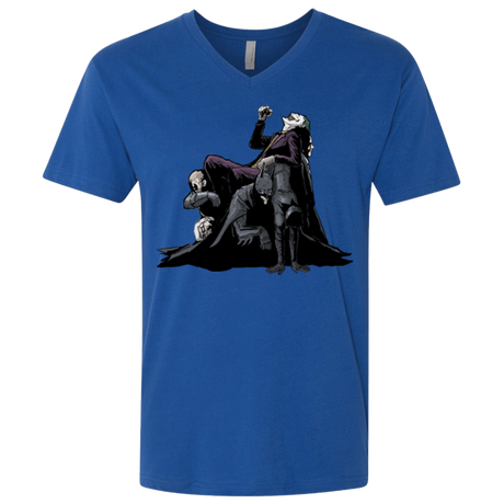 T-Shirts Royal / X-Small Last laugh Men's Premium V-Neck