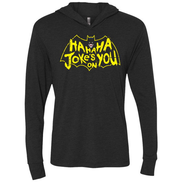 T-Shirts Vintage Black / X-Small Last Laugh Triblend Long Sleeve Hoodie Tee