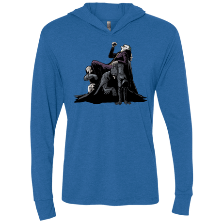 T-Shirts Vintage Royal / X-Small Last laugh Triblend Long Sleeve Hoodie Tee