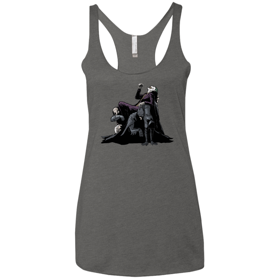 T-Shirts Premium Heather / X-Small Last laugh Women's Triblend Racerback Tank