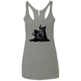 T-Shirts Venetian Grey / X-Small Last laugh Women's Triblend Racerback Tank