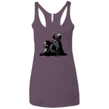 T-Shirts Vintage Purple / X-Small Last laugh Women's Triblend Racerback Tank