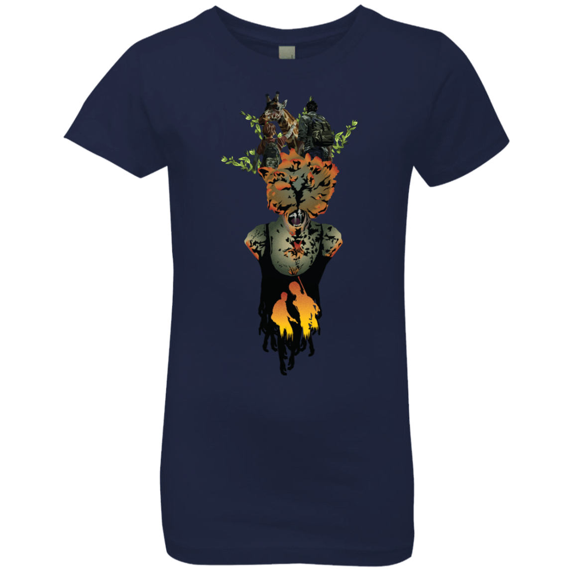 T-Shirts Midnight Navy / YXS Last of Us Girls Premium T-Shirt